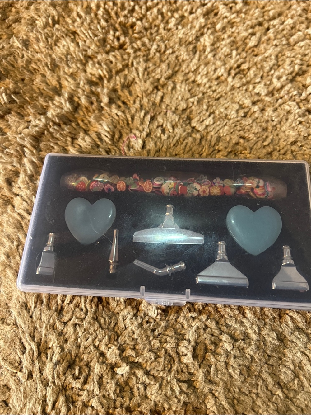 Diamond painting tool kit in case